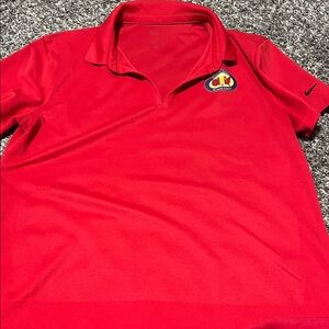 Nike Bright Red Short Sleeve Polo